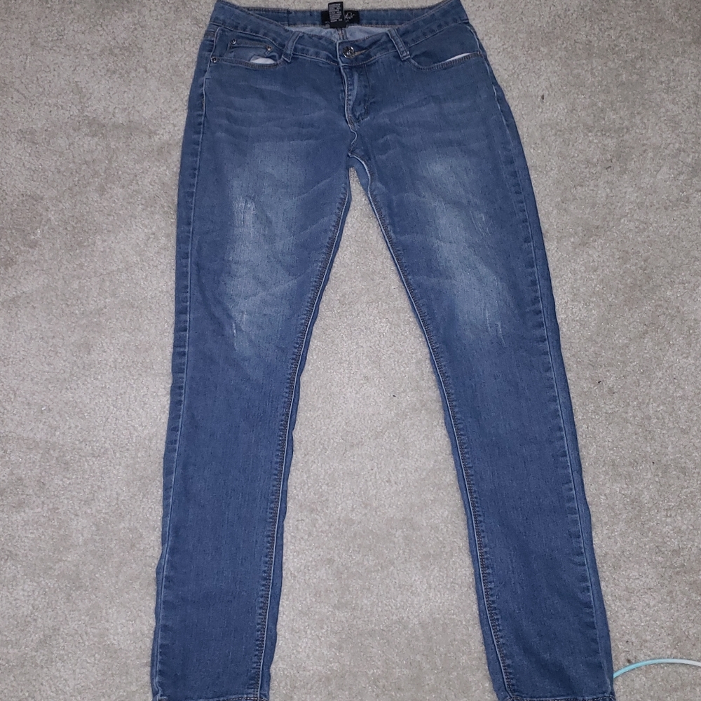 Blue straightleg jeans